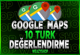 %100 ETKİLİ GOOGLE MAPS YORUMU 10 ADET