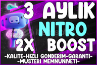 ⭐[OTO] 3 AYLIK NİTRO 2X BOOST⭐