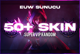 %100 EUW SUNUCU - 50-850 SKİN RANDOM HESAP