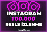 ⭐ GARANTİLİ ⭐100.000 REELS İZLENME