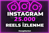 ⭐ GARANTİLİ ⭐ 25.000 REELS İZLENME