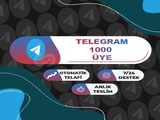 %100 GERÇEK - 1000 Telegram Üye Paketi