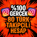 ⚡%100 GERÇEK 80 TÜRK TAKİPÇİLİ HESAP⚡