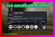 +100 Gerçek Kaliteli Grup Üyesi