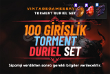 100 GİRİŞLİK TORMENT DURIEL SET [SEZON 4]