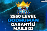 ⭐%100 GODHUMAN 2550 Max Level Hesap⭐