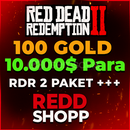 ⭐️100 Gold + 10.000$ RDR2 Online Boost⭐️