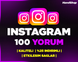 ⭐[GARANTİLİ] 100 INSTAGRAM GERÇEK YORUM⭐