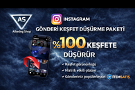 ⭐[%100]İnstagram gönderi keşfet düşürme paketi