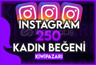 ⭐️[%100 KADIN] INSTAGRAM 250 KADIN BEĞENİ