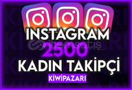 ⭐️[%100 KADIN] INSTAGRAM 2500 KADIN TAKİPÇİ