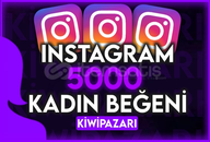 ⭐️[%100 KADIN] INSTAGRAM 5000 KADIN BEĞENİ