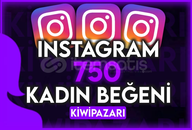 ⭐️[%100 KADIN] INSTAGRAM 750 KADIN BEĞENİ