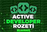 ⭐️[%100 KALICI] Active Developer Rozeti ⭐️