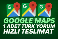 ⭐%100 Kalıcı Türk Yorum Hizmeti - 1 Adet ⭐