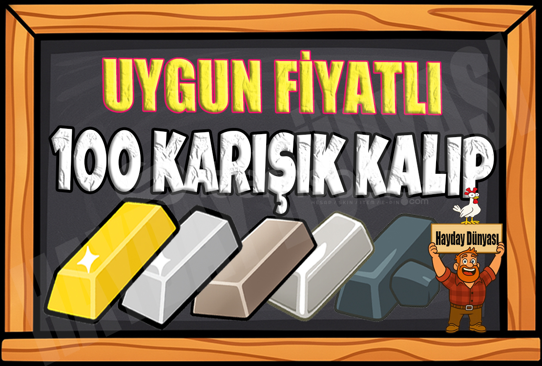 100 karışık kalıp 100 karışık kalıp