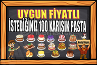 100 KARIŞIK PASTA