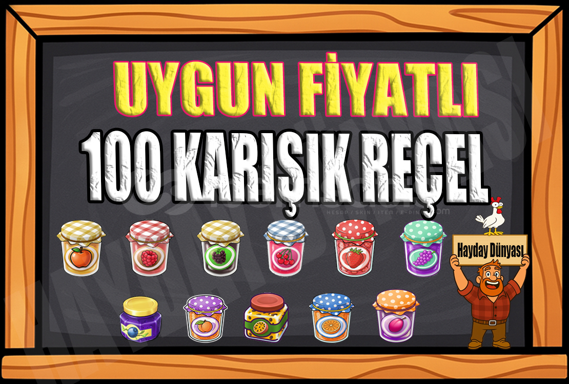100 KARIŞIK REÇEL 100 KARIŞIK REÇEL