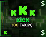 100 Kick Takipçi