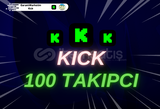 100 Kick Takipçi |GARANTILI + HIZLI|