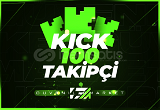 100 Kick Takipçi - HIZLI BÜYÜME