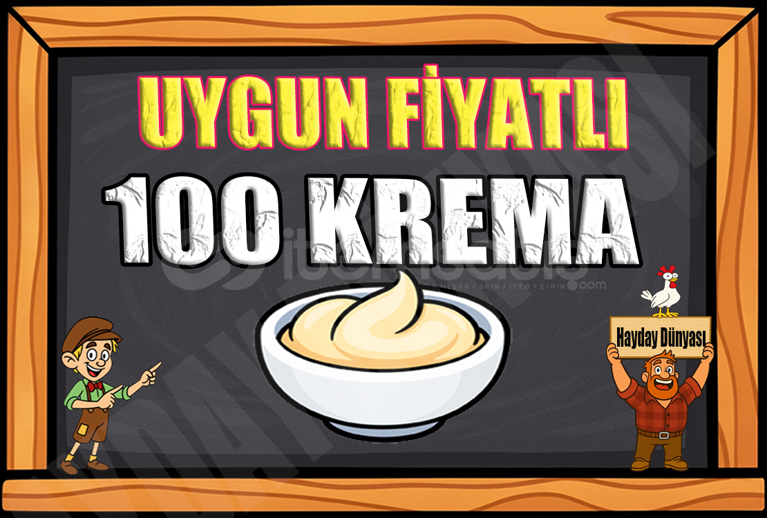 100 KREMA HEDİYELİ 100 KREMA HEDİYELİ