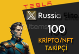 100 KRİPTO/NFT PROFİLLİ TAKİPÇİ | ELİT SERVİS