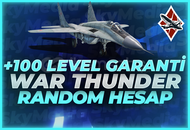 ⭐[+100 LEVEL] GARANTİ WAR THUNDER HESAP⭐