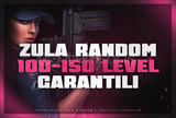 ⭐+100 LEVEL GARANTİLİ ZULA RANDOM⭐