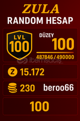 +100 LEVEL RANDOM HESAP