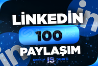 ⭐100 Linkedin Paylaşım - HIZLI⭐
