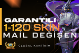 ⭐%100 MAİL DEĞİŞEN 1-10 SKİN RANDOM HESAP⭐