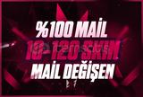 ✨%100 MAİL DEĞİŞEN✨ 10-120 SKIN HESAP ✨