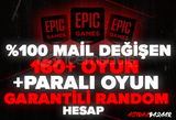 [%100 MAİL DEĞİŞEN] 160+ OYUN GARANTİLİ RANDOM