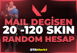 ⭐%100 MAİL DEĞİŞEN 20-120 SKİN RANDOM⭐