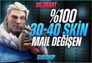 ⭐%100 MAİL DEĞİŞEN⭐30-40 SKİN EFSANE++ HESAP⭐
