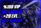 ⭐ %100 MAİL DEĞİŞEN 30-40 RANDOM HESAP ⭐ 
