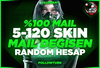 ⭐%100 MAİL DEĞİŞEN 5-10 SKİN RANDOM HESAP⭐