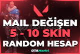 ⭐%100 MAİL DEĞİŞEN 5-10 SKİN RANDOM HESAP⭐