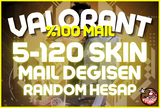 [OTO]⭐%100 MAİL DEĞİŞEN 5-120 SKİN RANDOM HESAP