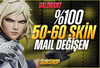 ⭐%100 MAİL DEĞİŞEN⭐50-60 SKİN EFSANE++ HESAP⭐