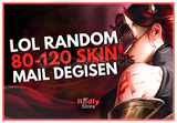 ⭐%100 MAİL DEĞİŞEN 80-120 SKİN RANDOM