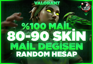 ⭐%100 MAİL DEĞİŞEN 80-90 SKİN RANDOM HESAP⭐