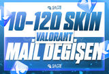 ⚡️[%100 ] MAİL DEĞİŞEN 10-120 SKİN RANDOM⚡️