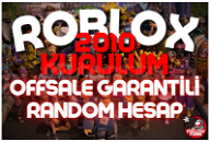 ⭐%100 OFFSALE 2010 Kurulum Roblox Random Hesap⭐
