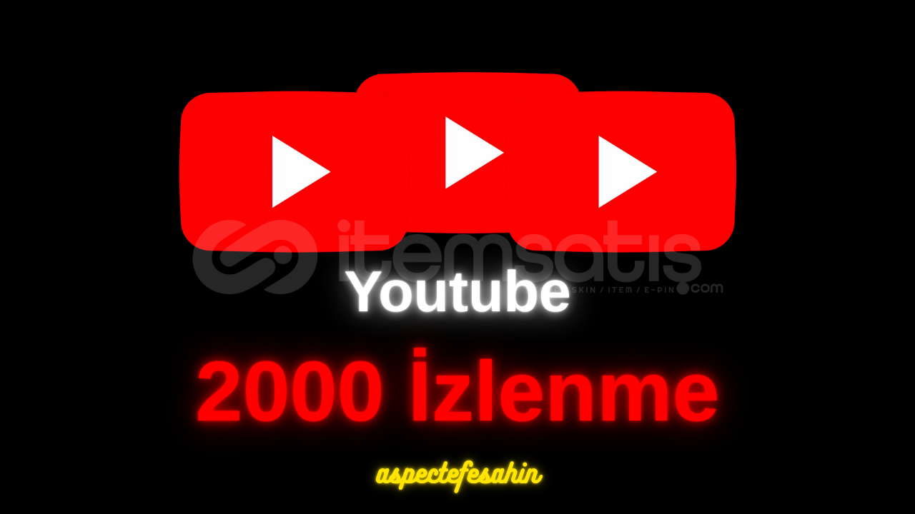 %100 Organik & Kalıcı YouTube 2000 İzlenme %100 Organik & Kalıcı YouTube 2000 İzlenme