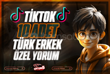 ✨%100 Organik Türk Erkek Özel 10 Adet Yorum✨