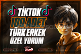 ✨%100 Organik Türk Erkek Özel 100 Adet Yorum✨