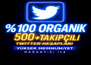 ⭐️%100 ORGANİK TWİTTER HESAPLARI⭐️