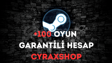 +100 OYUNLU STEAM HESABI HIZLI TESLİMAT